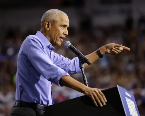 Obama targets male voters in Pennsylvania campaign swing for Kamala Harris