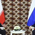 Russian and Iranian presidents meet as concerns grow over escalating Middle East attacks