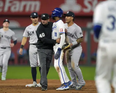 Yankees' Chisholm accuses Royals' Garcia of intentionally trying to hurt teammate during ALDS win