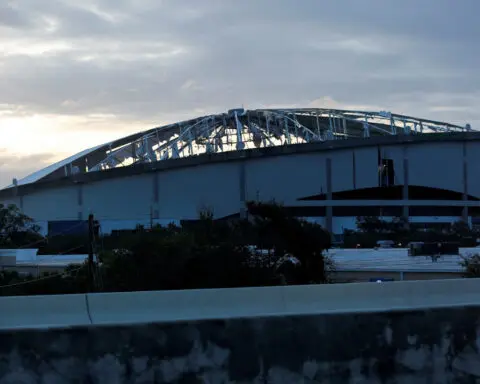 Baseball-Could take weeks to assess Hurricane Milton damage to Rays stadium