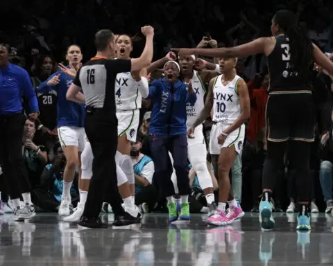 Minnesota Lynx win wild Game 1 of the WNBA Finals