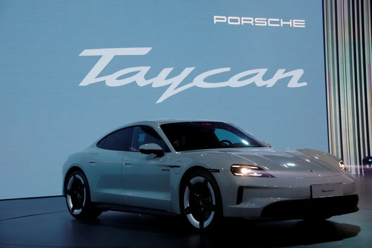 Porsche Taycan EV in Beijing