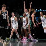 Napheesa Collier and the Minnesota Lynx stun New York Liberty in overtime to take Game 1 of WNBA Finals