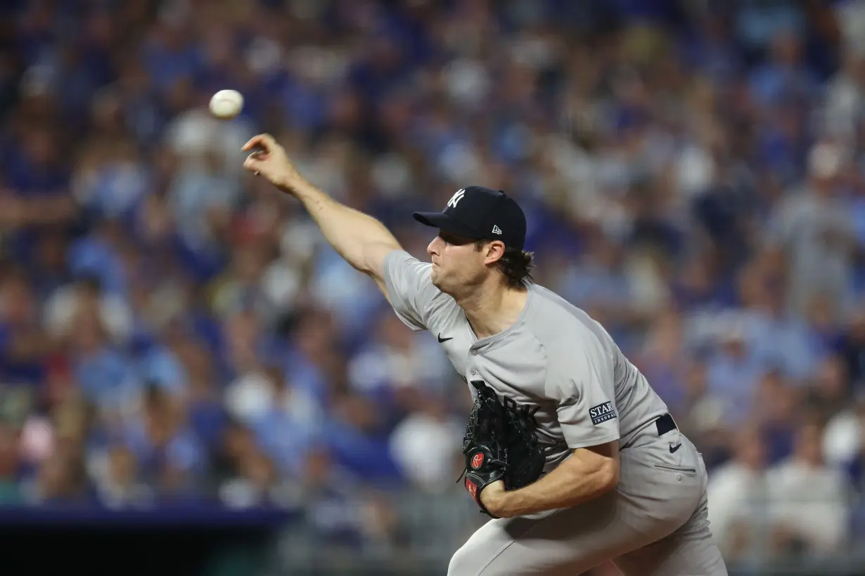 Gerrit Cole in control as New York Yankees clinch ALCS spot with win over Kansas City Royals