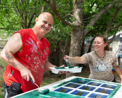 He struggled in his military job, but found purpose just outside the walls of his base