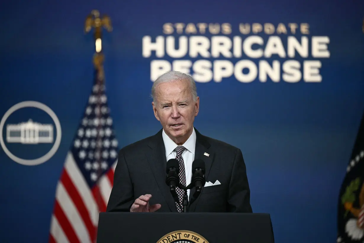 Biden warns hurricane-relief funding needed soon as he calls on Congress to 'step up'