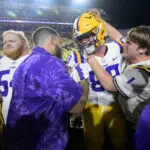 Nussmeier throws late TD passes, No. 13 LSU rallies to beat No. 9 Ole Miss 29-26 in overtime