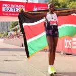 Ruth Chepngetich smashes women’s marathon world record in Chicago