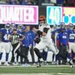 Joe Burrow runs for a TD and the Bengals' defense carries them past the Giants, 17-7