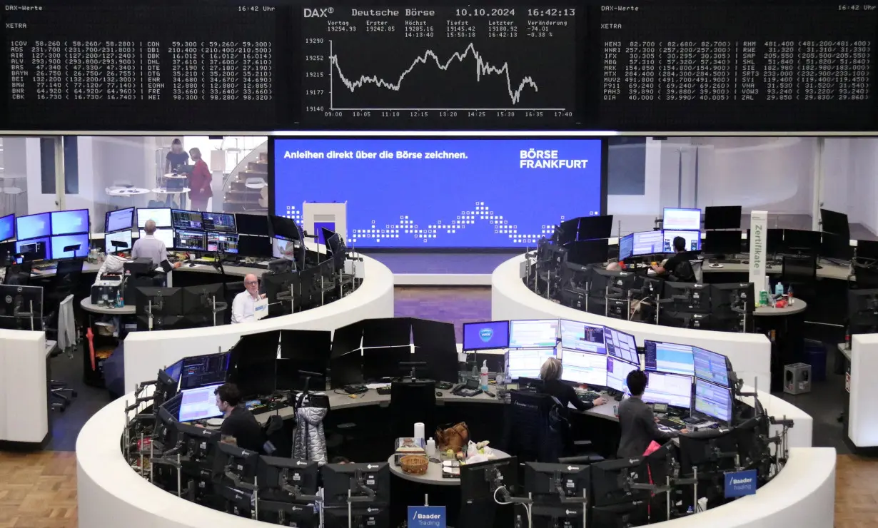 German share price index DAX at the stock exchange in Frankfurt