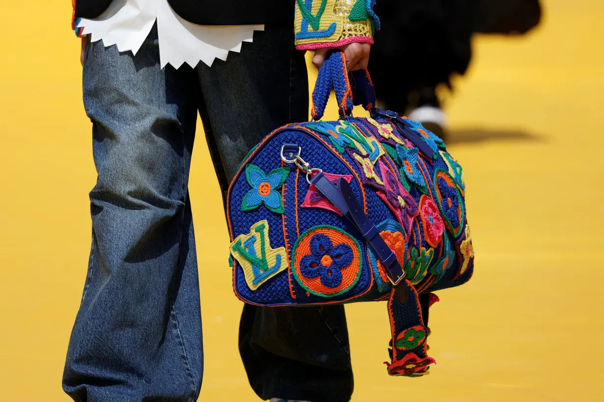 Louis Vuitton collection show during Men's Fashion Week in Paris