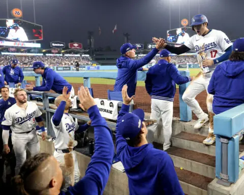 Los Angeles Dodgers tie MLB playoff record in blowout win over New York Mets in Game 1 of NLCS