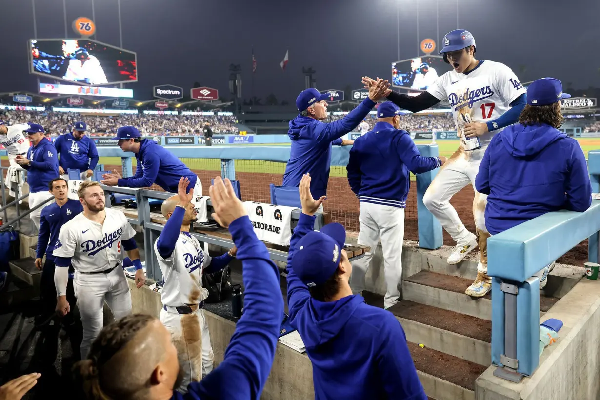 Los Angeles Dodgers tie MLB playoff record in blowout win over New York Mets in Game 1 of NLCS