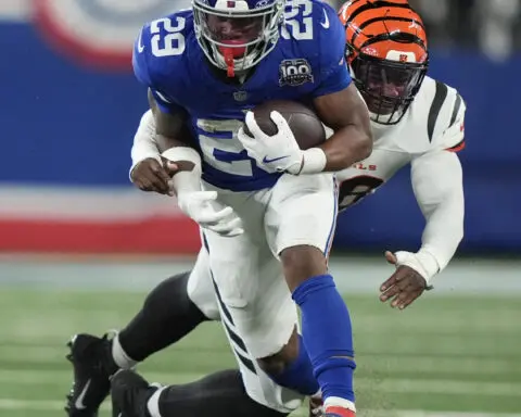 Giants' loss to Bengals extends their winless streak at MetLife Stadium