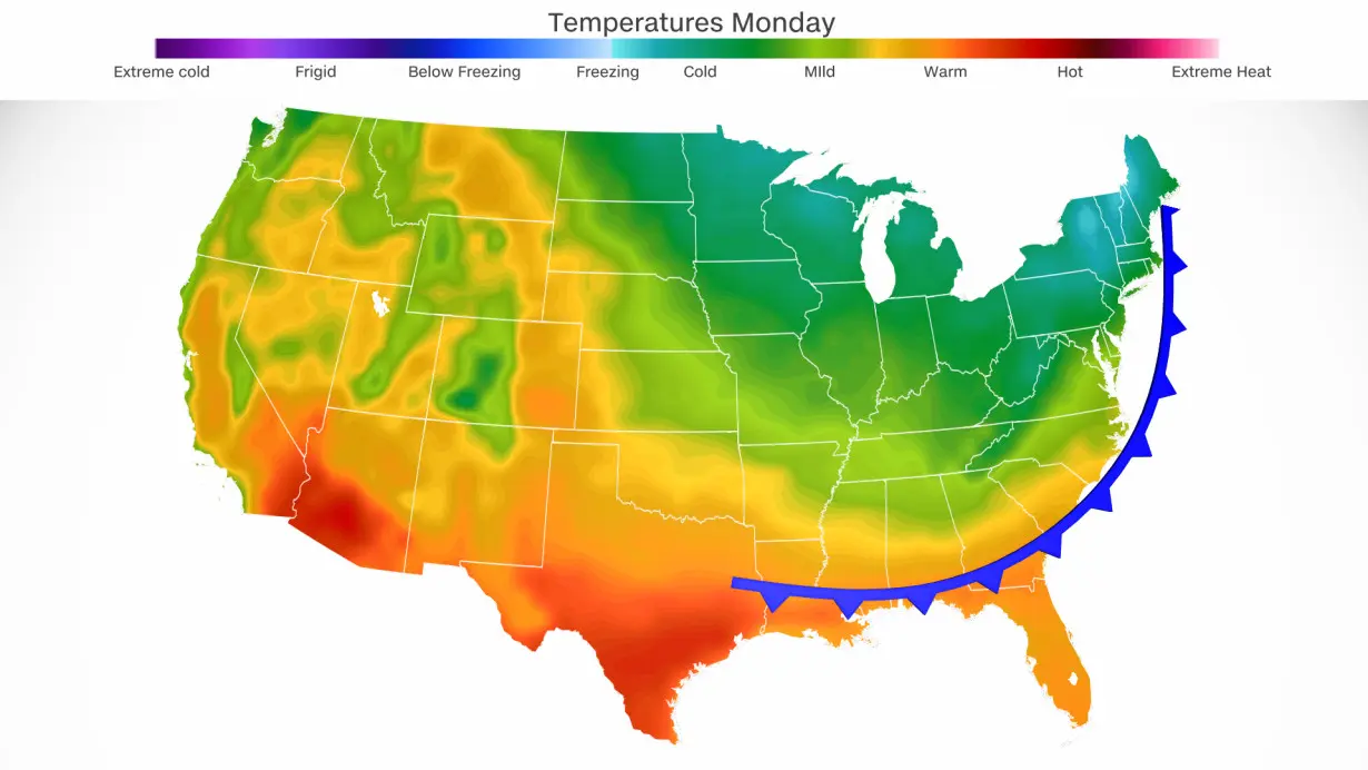 The coldest air in months is on the way for millions