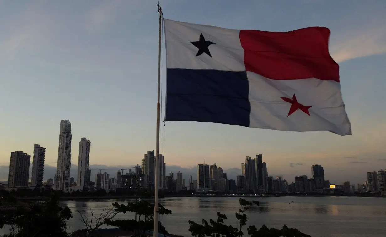 FILE PHOTO: Panamanian flag seen in Panama City