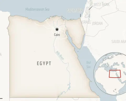 A bus carrying university students crashes, killing 12 and injuring 33 in Egypt's northeast