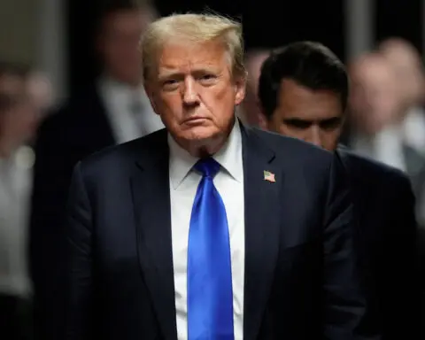 Trump urges appeals judges to move hush money case to federal court