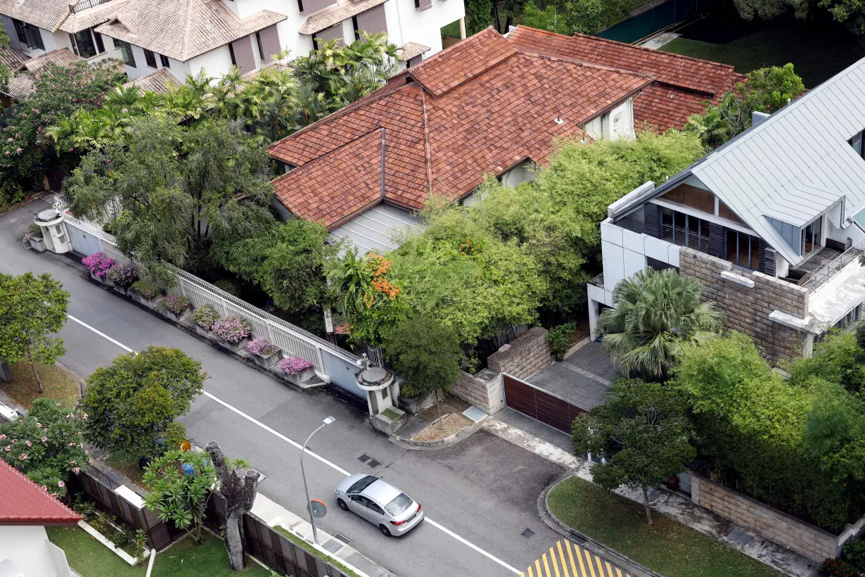 FILE PHOTO: A view of former Prime Minister Lee Kuan Yew's Oxley Road residence in Singapore