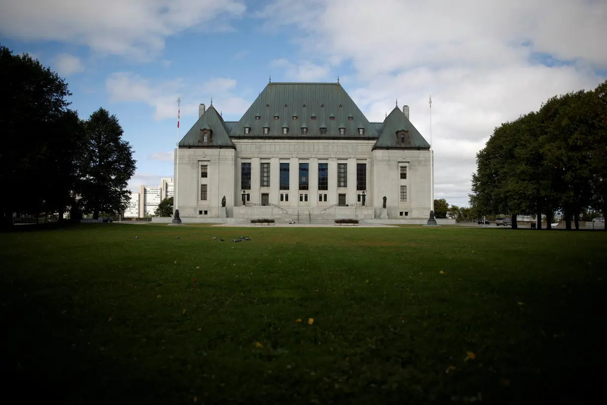 FILE PHOTO: The Supreme Court of Canada building on Parliament Hill in Ottawa