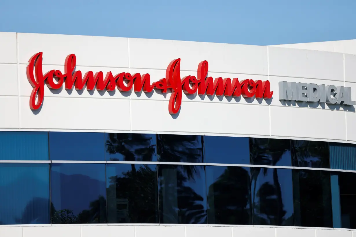 FILE PHOTO: Johnson & Johnson company offices are shown in Irvine, California