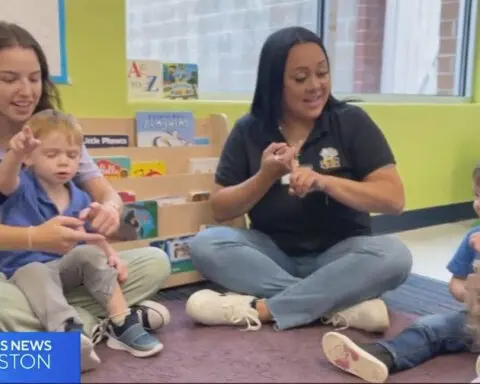 Sign language helps young children express themselves at Massachusetts day care