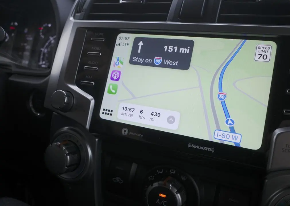 Factory in-car navigation accuracy