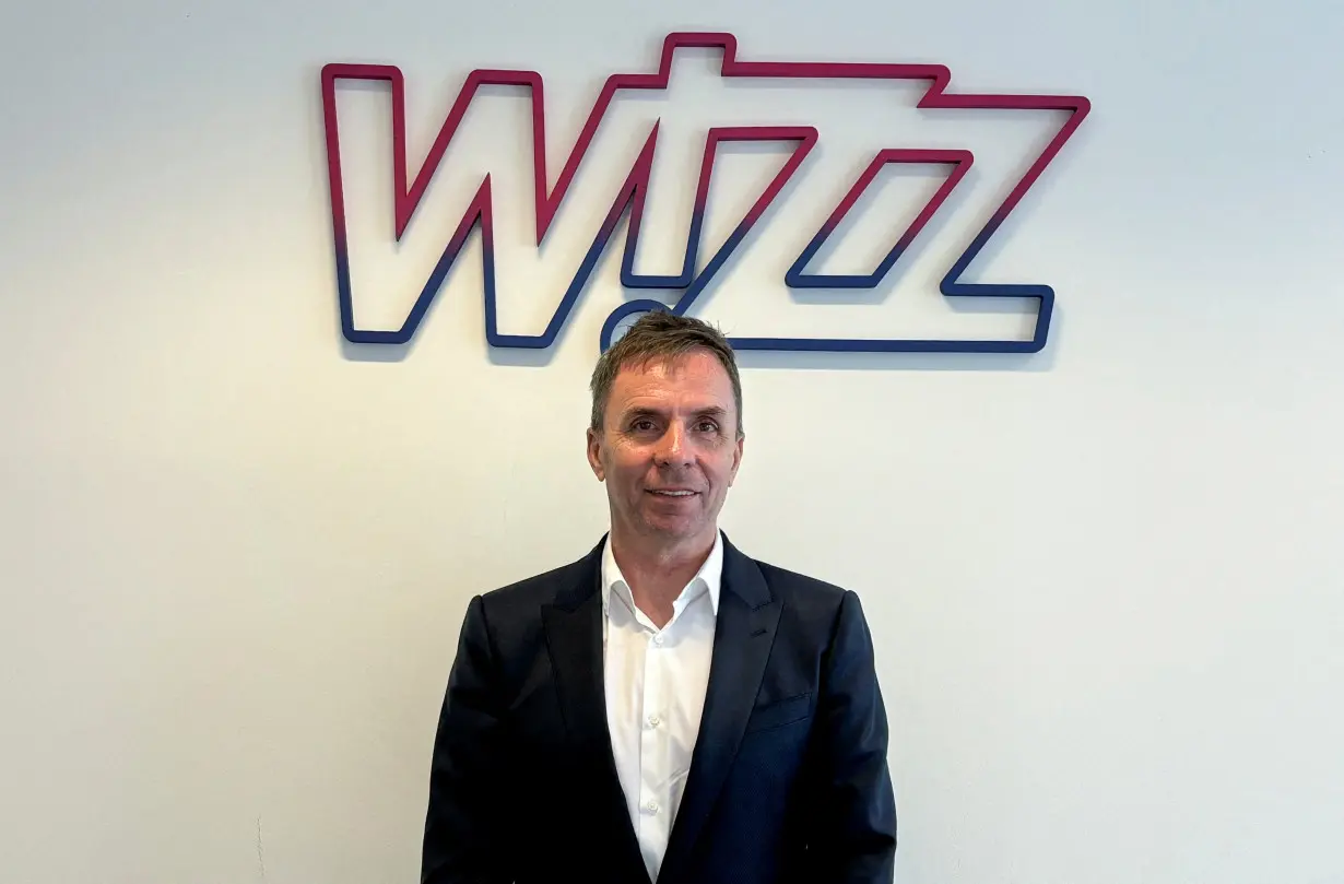 FILE PHOTO: Wizz Air's Cheif Executive Officer, Jozsef Varadi, poses for a photo at the company's office in Abu Dhabi, United Arab Emirates