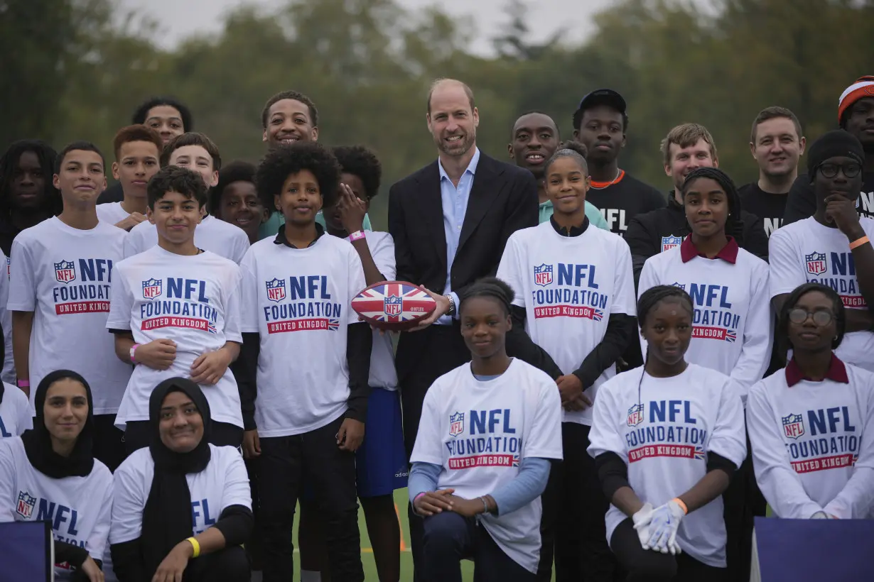 Britain Royals NFL