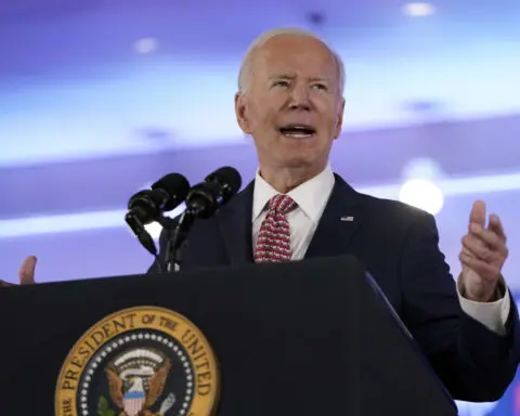 Biden says Harris will cut her own path as president, and her perspective will be fresh and new