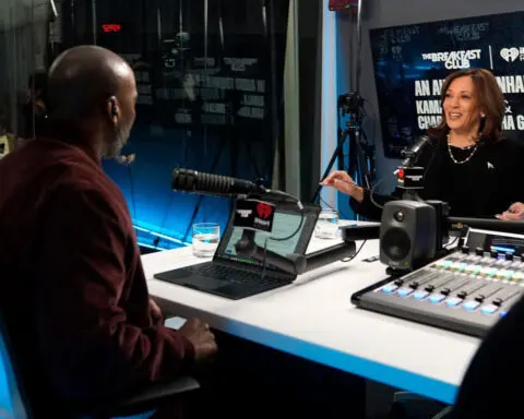 Harris defends ‘scripted’ style and agrees Trump is ‘about fascism’ in wide-ranging interview with Charlamagne tha God