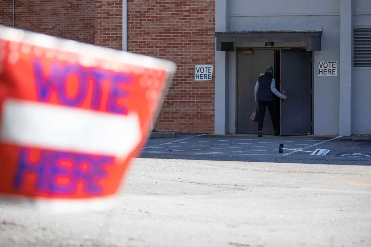 Georgia Presidential Primary Election, in Atlanta