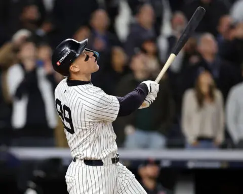 New York Yankees take 2-0 ALCS lead as Aaron Judge hits his first HR of the postseason