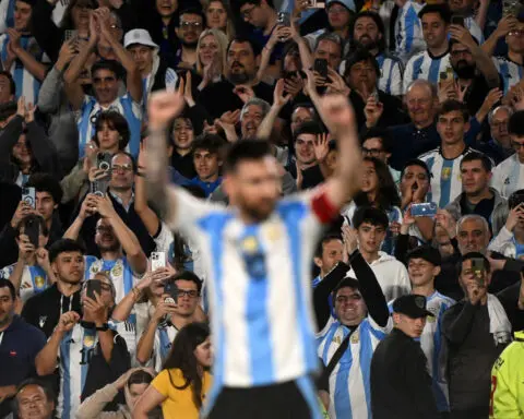 Lionel Messi equals Cristiano Ronaldo’s hat-trick record after vintage performance for Argentina