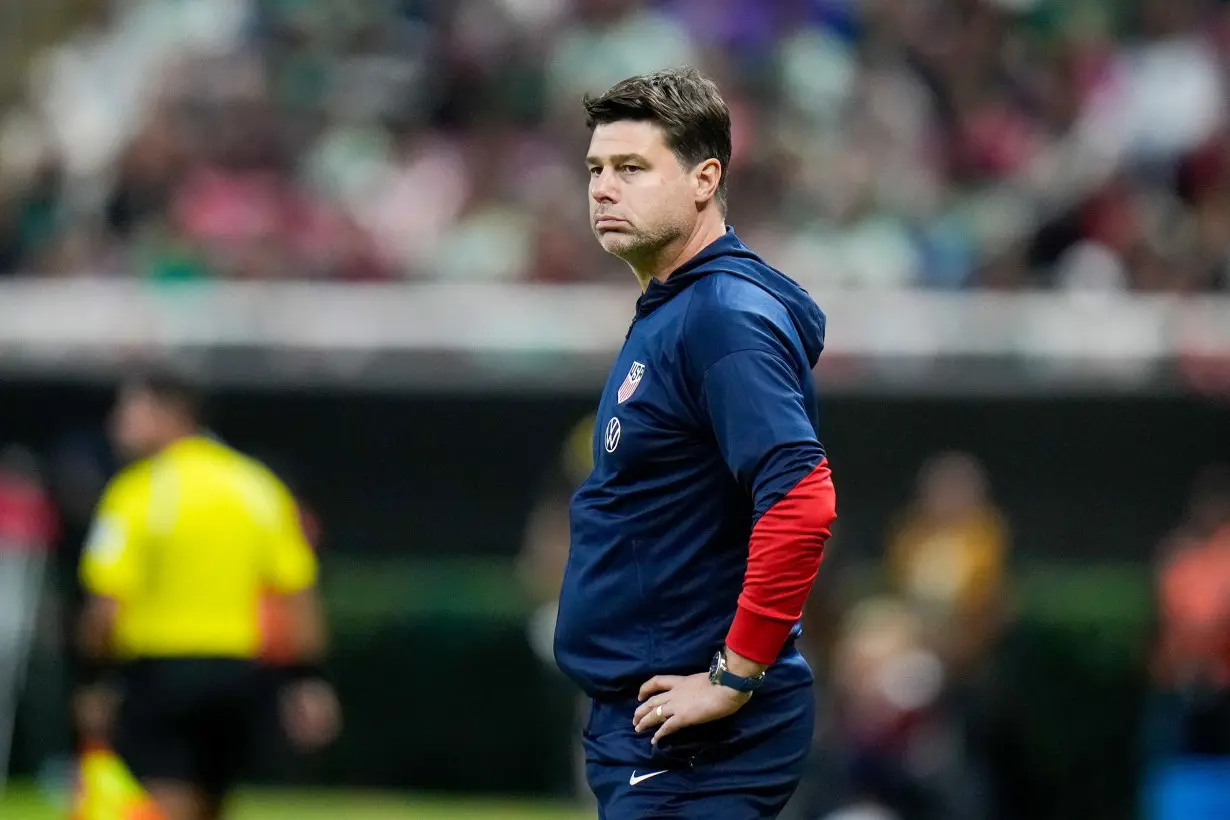 Pochettino suffered defeat in only his second game in charge of the US.