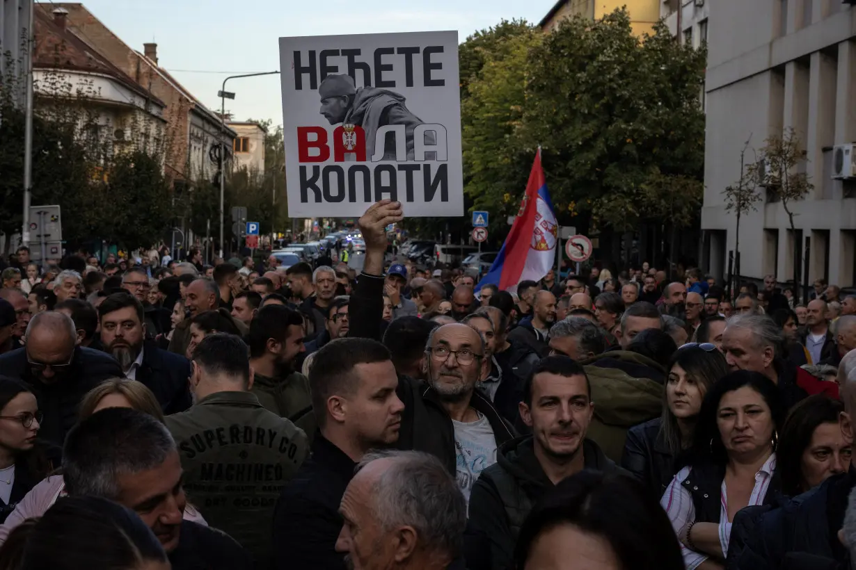 Serbian protestors rally to oppose Rio Tinto's lithium mine project