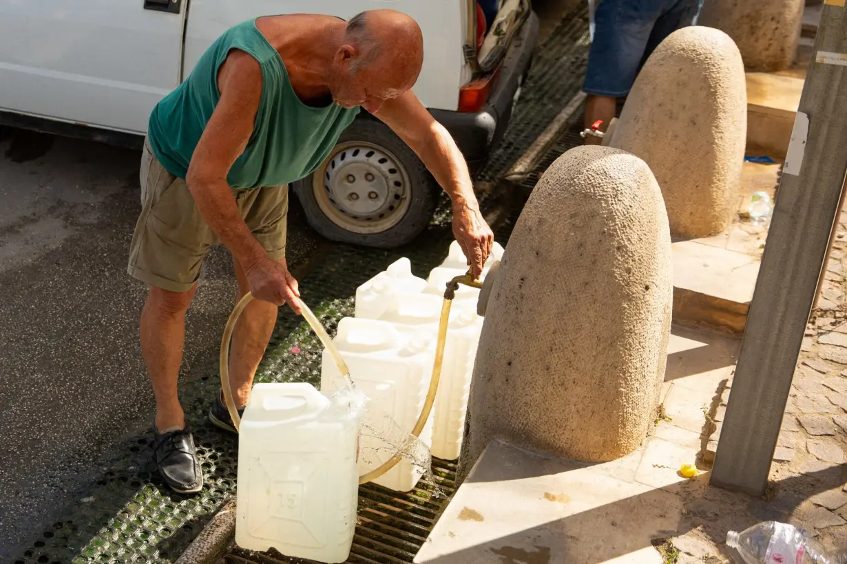 Drought on the Italian Island of Sicily