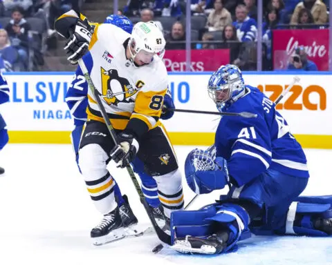 Penguins captain Sidney Crosby reaches 1,600 regular-season points milestone