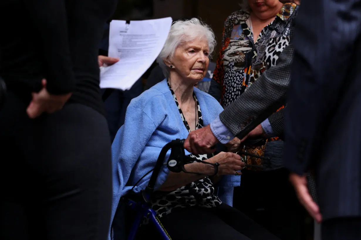 Family members of Erik and Lyle Menendez speak at the Clara Shortridge Foltz Criminal Justice Center in Los Angeles