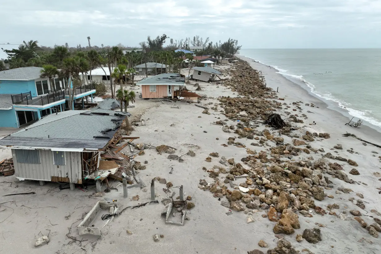 FILE PHOTO: Hurricane Milton hit in Florida