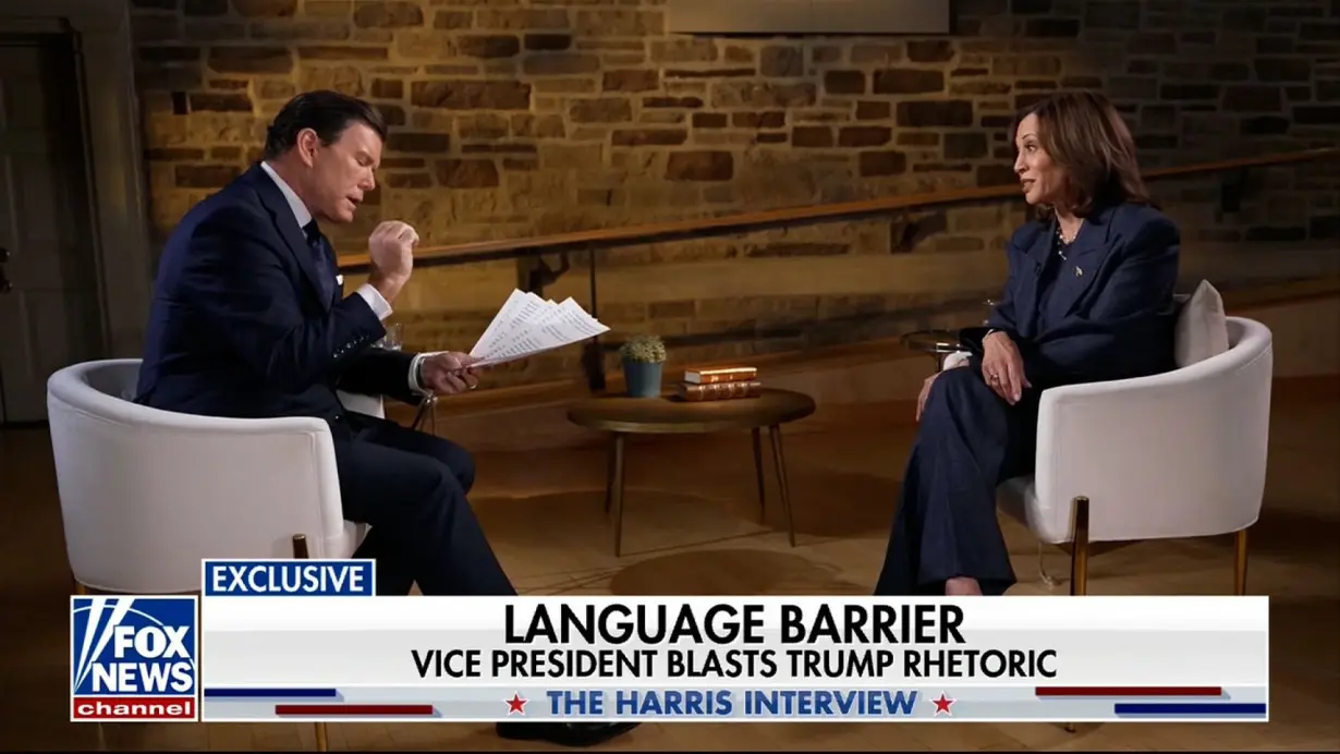 Kamala Harris spars with Fox News anchor in testy interview