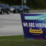 US filings for jobless applications fall by 19,000, the biggest decline in the three months