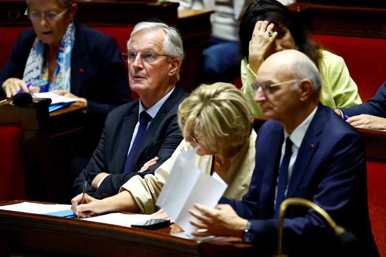 FILE PHOTO: Questions to the government session at the National Assembly in Paris