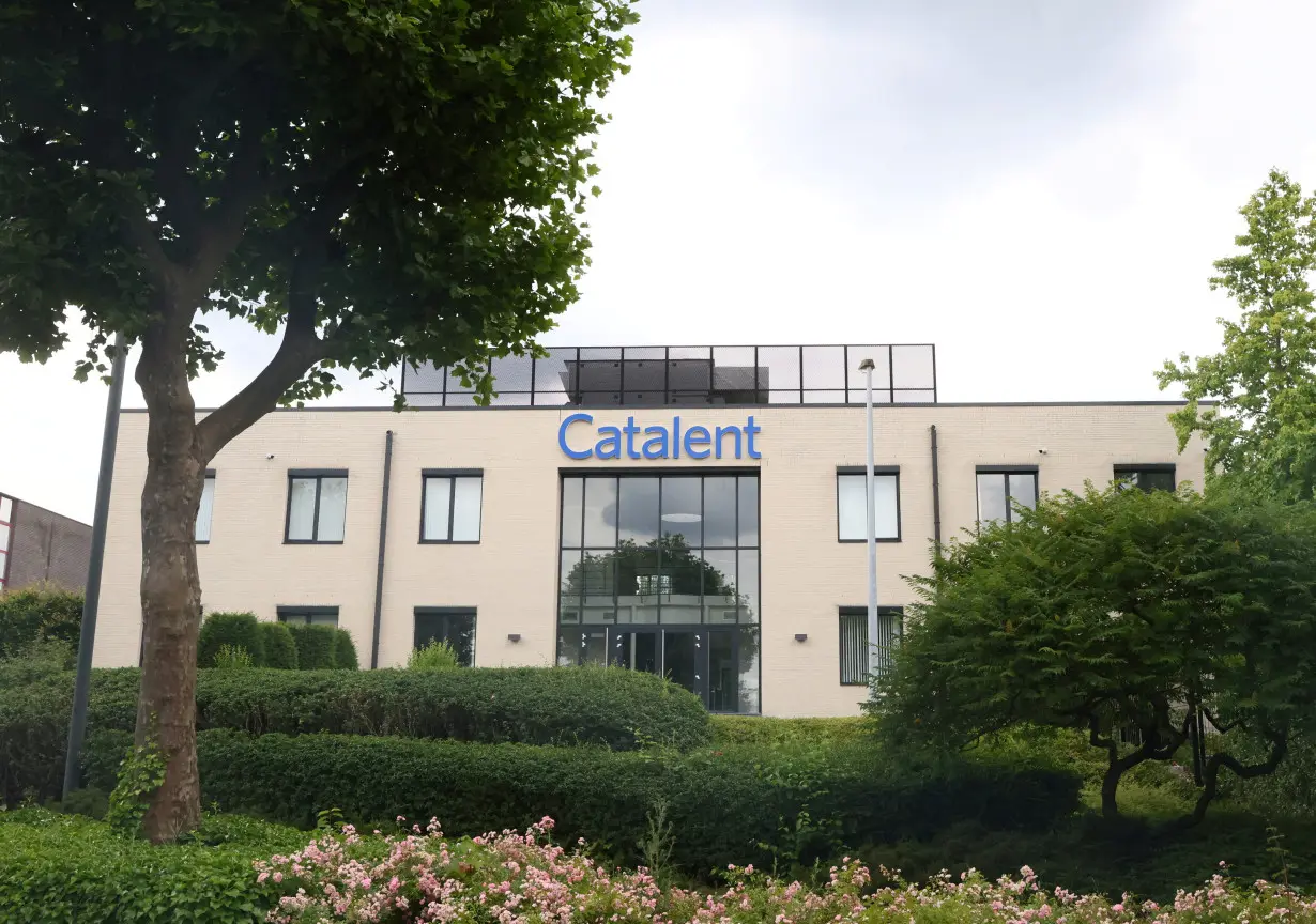 FILE PHOTO: View of the drug product manufacturing laboratory in biologics and sterile injectables, Catalent, in Brussels