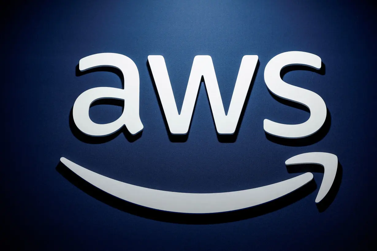 FILE PHOTO: logo for Amazon Web Services (AWS)