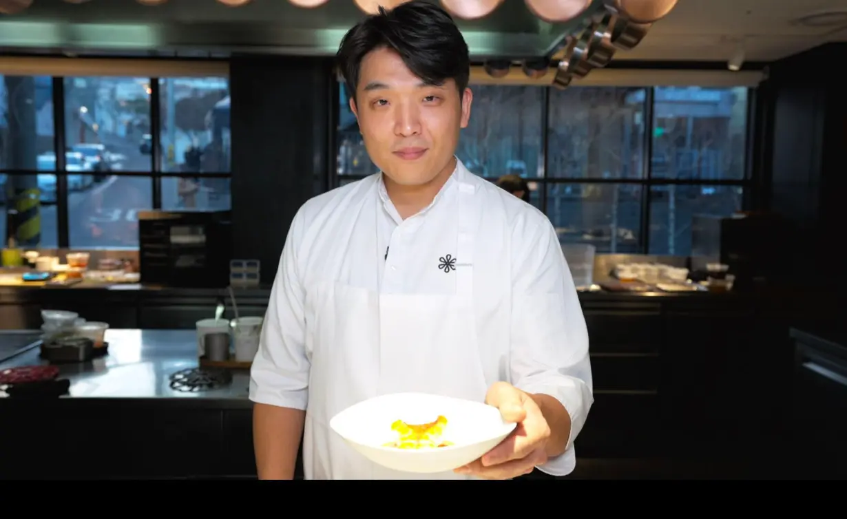 Mosu Seoul chef Sung Anh, Seoul in South Korea in February 2024.