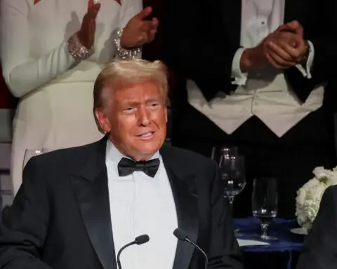 Trump knocks Harris, signals support for Adams at NY charity gala