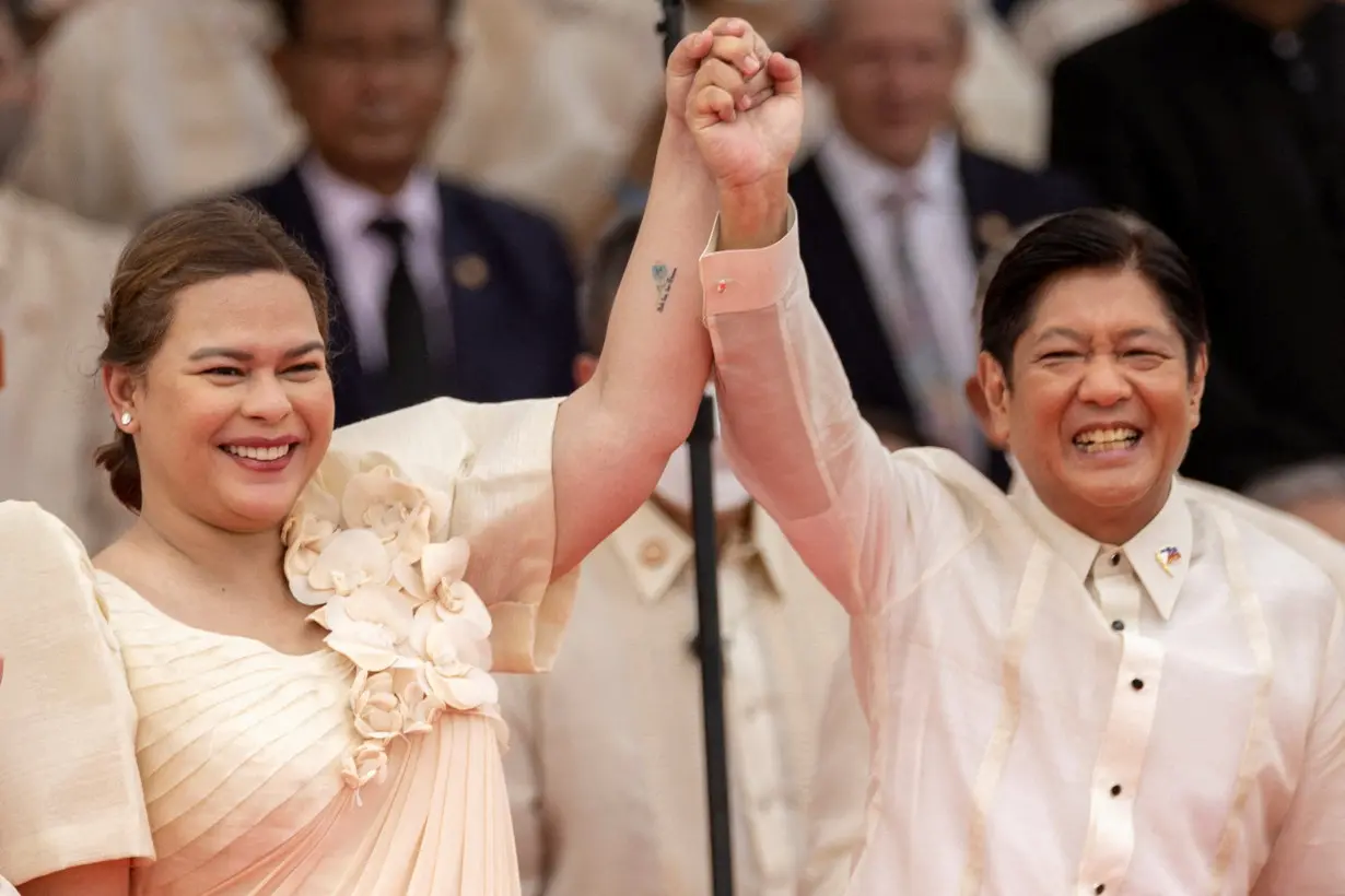 FILE PHOTO: Philippines swears in Ferdinand Marcos Jr as new president