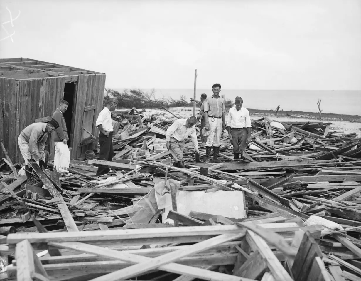 Hemingway, after the hurricane