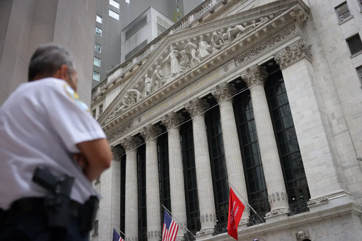 Federal Reserve Chair Jerome Powell interest rate announcement at the New York Stock Exchange (NYSE) in New York City